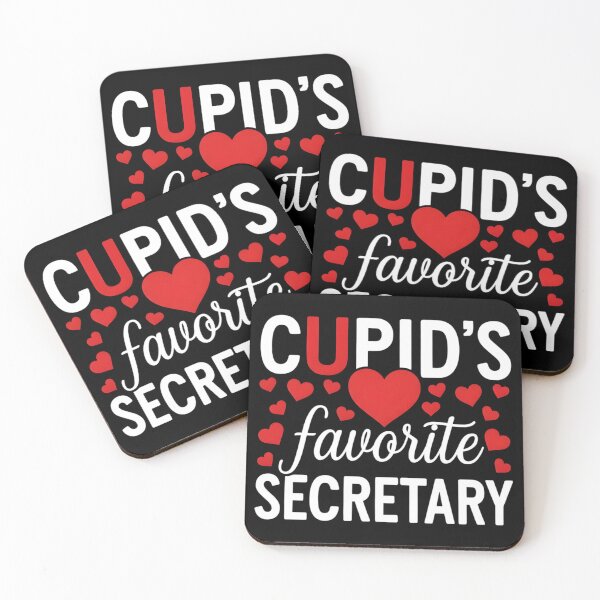 Item preview, Cupid's Favorite Secretary Cute Heart Valentine's Day designed and sold by OlakunleOloroz.