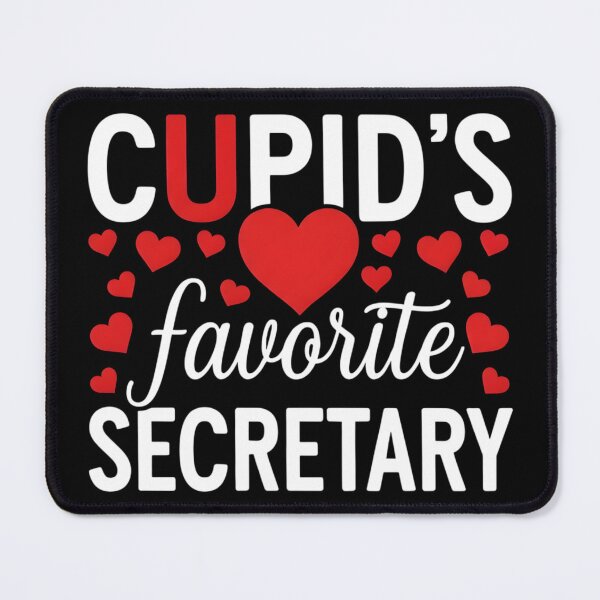 Item preview, Cupid's Favorite Secretary Cute Heart Valentine's Day designed and sold by OlakunleOloroz.