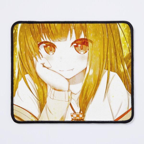 Item preview, Warm Golden Holo Spice Wolf Anime Glow Gentle Aura Fox Girl designed and sold by Tokyonomad.