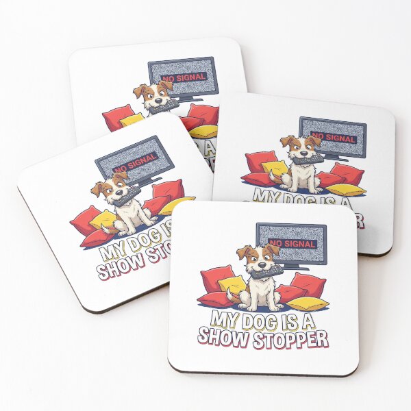 Item preview, My Dog is a Show Stopper - Funny Dog Steals Remote Gift designed and sold by ThePawtyShop.