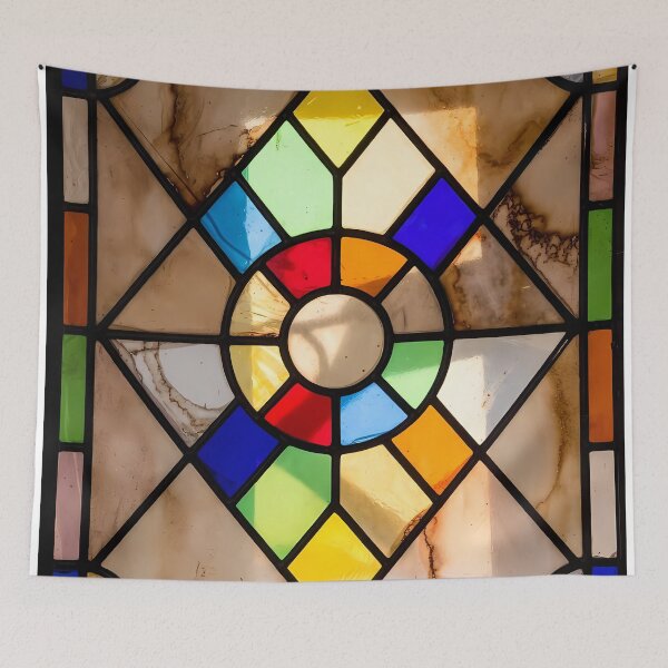 Item preview, Modern Colorful Stained Glass Texture (image size 7840x11680) designed and sold by Digital-Davinci.