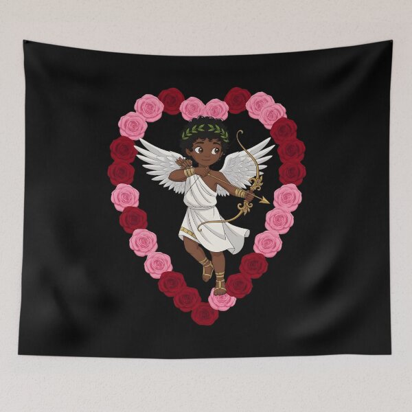 Item preview, Cute Black African American Cupid designed and sold by OlakunleOloroz.