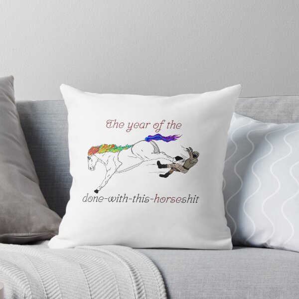 Item preview, The year of the (done with this) horse designed and sold by nostakesart.