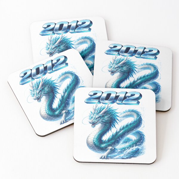 Item preview, 2012 Year of the Dragon Eastern Zodiac Power Strength Fortune Design designed and sold by AlexLineArt.