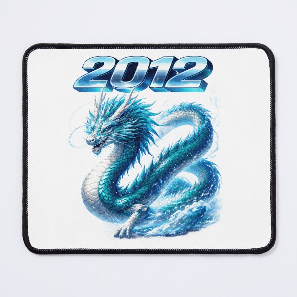Item preview, 2012 Year of the Dragon Eastern Zodiac Power Strength Fortune Design designed and sold by AlexLineArt.