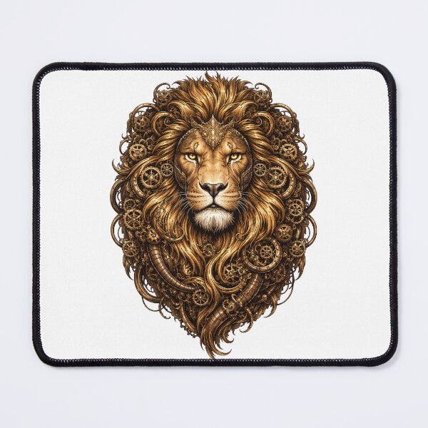 Item preview, Mechanical Lion Head Art designed and sold by Marcu Ioachim.