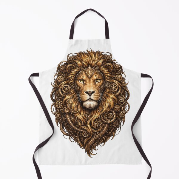 Item preview, Mechanical Lion Head Art designed and sold by Marcu Ioachim.