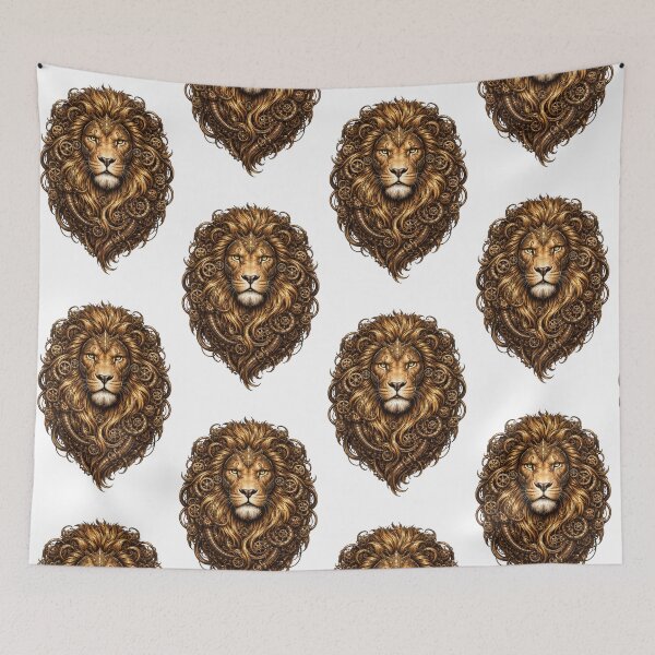 Item preview, Mechanical Lion Head Art designed and sold by Marcu Ioachim.
