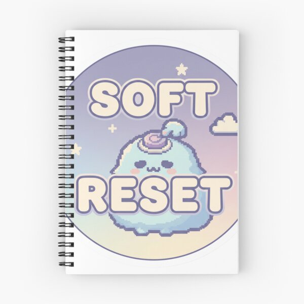 Item preview, Soft Reset Pixel Sticker – Cozy Gen Z Burnout Aesthetic Reloaded Amalgamation Grad Legacy designed and sold by Imaginarium of Chaos falcon88 .