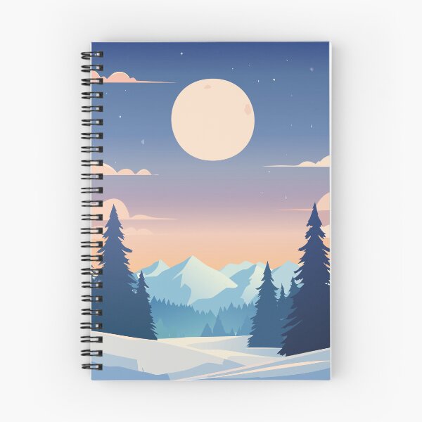 Item preview, Winter Snow Night Sky – Peaceful Cold Night Scenery designed and sold by LoriaTheFashion.
