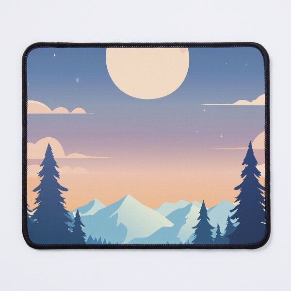 Item preview, Winter Snow Night Sky – Peaceful Cold Night Scenery designed and sold by LoriaTheFashion.