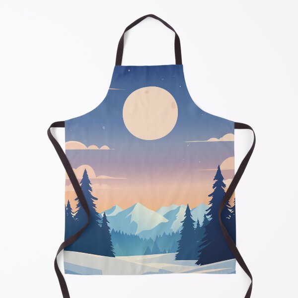 Item preview, Winter Snow Night Sky – Peaceful Cold Night Scenery designed and sold by LoriaTheFashion.