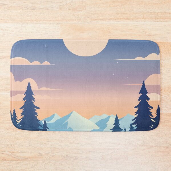 Item preview, Winter Snow Night Sky – Peaceful Cold Night Scenery designed and sold by LoriaTheFashion.
