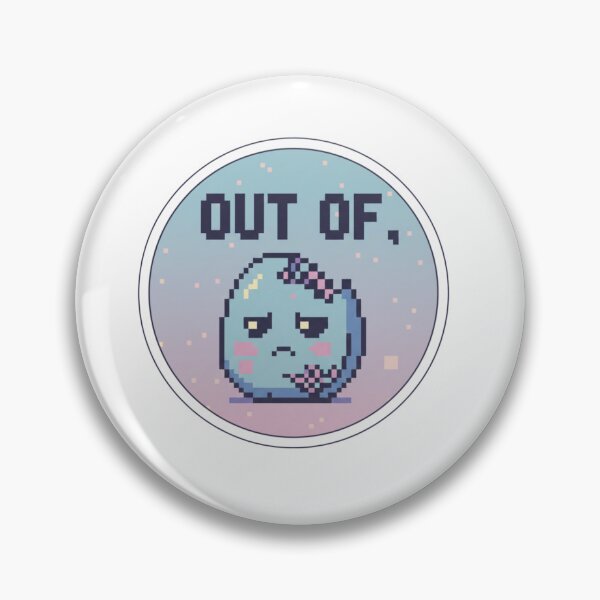 Item preview, Out Of Pixel Sticker – Glitch Gen Z Internet Meme Reloaded Amalgamation Grad Legacy designed and sold by Imaginarium of Chaos falcon88 .
