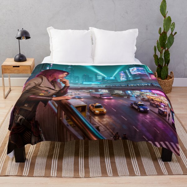 Item preview, Cyberpunk Songbird Night City designed and sold by aykiradesigns.
