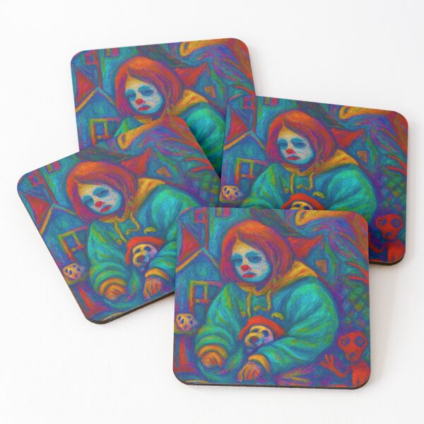 Item preview, Clown in the Zoo: Plush Pandas & Surreal Creatures designed and sold by LuxuryApparels.