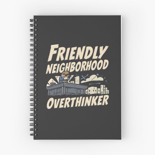 Item preview, Friendly Neighborhood Overthinker – Funny Superhero Parody Design designed and sold by gavinroyal.