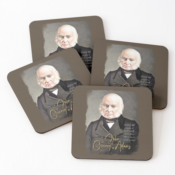 Item preview, John Quincy Adams designed and sold by Trexyca Artworks Store.