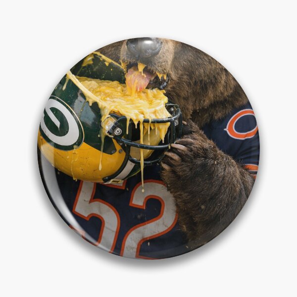 Item preview, Chicago Bears eating Green Bay Packers cheese designed and sold by nidpor.