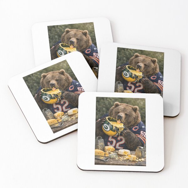 Item preview, Chicago Bears eating Green Bay Packers cheese designed and sold by nidpor.