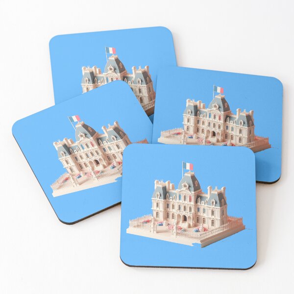 Item preview,  Cute 3D Royal Palace Label – France Flag Minimal Art ,  designed and sold by PaintMeWorld.