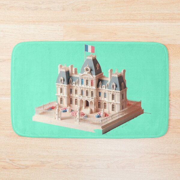 Item preview,  Cute 3D Royal Palace Label – France Flag Minimal Art ,  designed and sold by PaintMeWorld.