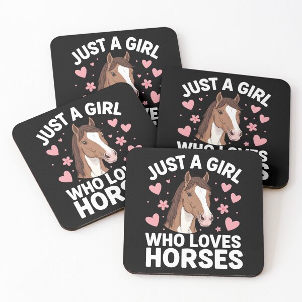 Item preview, Cute Horse Girl Just A Girl Who Loves Horses Lover Valentine designed and sold by OlakunleOloroz.