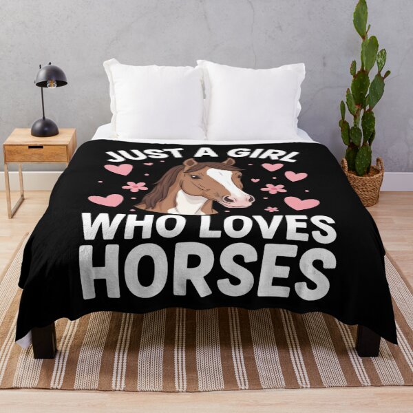Item preview, Cute Horse Girl Just A Girl Who Loves Horses Lover Valentine designed and sold by OlakunleOloroz.