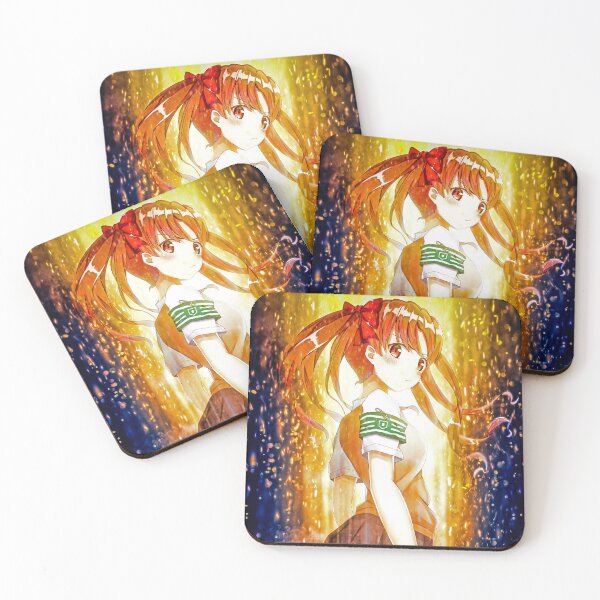 Item preview, Certain Shirai Kuroko Railgun Anime Golden Rain Determined School Mood Glow designed and sold by Tokyonomad.