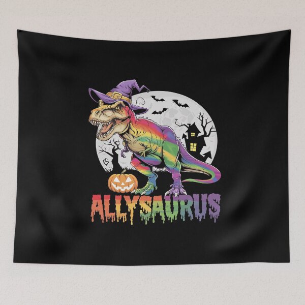 Item preview, LGBT Halloween Dinosaur T Rex Gay Dino Allysaurus Rainbow  designed and sold by joyouartArt.