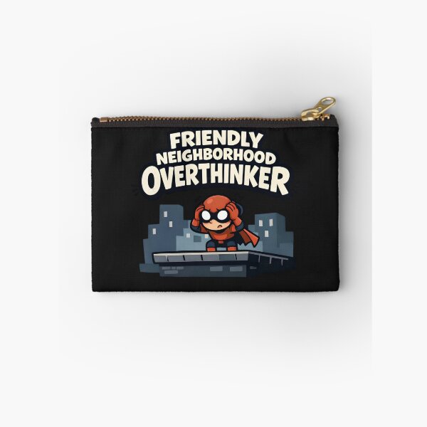 Item preview, Friendly Neighborhood Overthinker – Funny Superhero Parody Design designed and sold by gavinroyal.