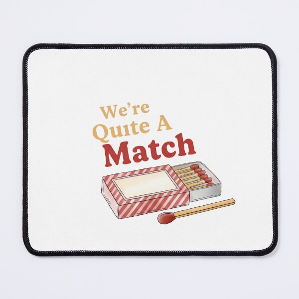 Item preview, WE'RE QUITE A MATCH--T-shirt design for valentines, simple, unique and customized Unisex designed and sold by RJRDesignStore1.