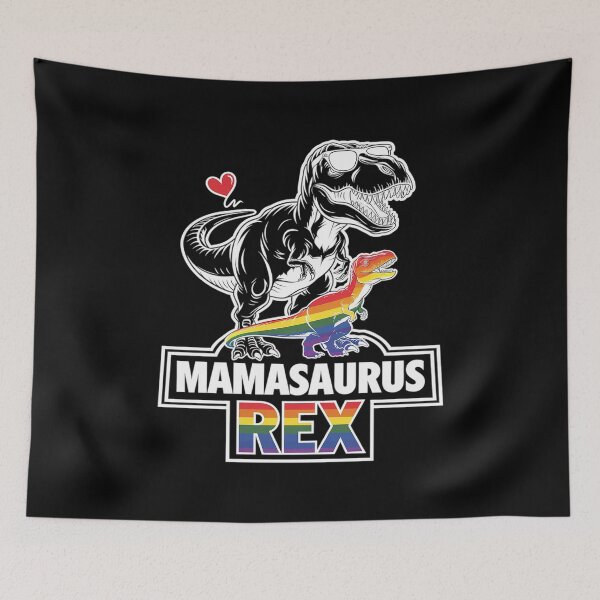 Item preview, LGBT Mamasaurus Rex Dinosaurs Lover LGBTQA+ Community  designed and sold by joyouartArt.