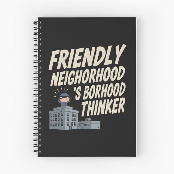 Item preview, Friendly Neighborhood Overthinker – Funny Superhero Parody Design designed and sold by gavinroyal.