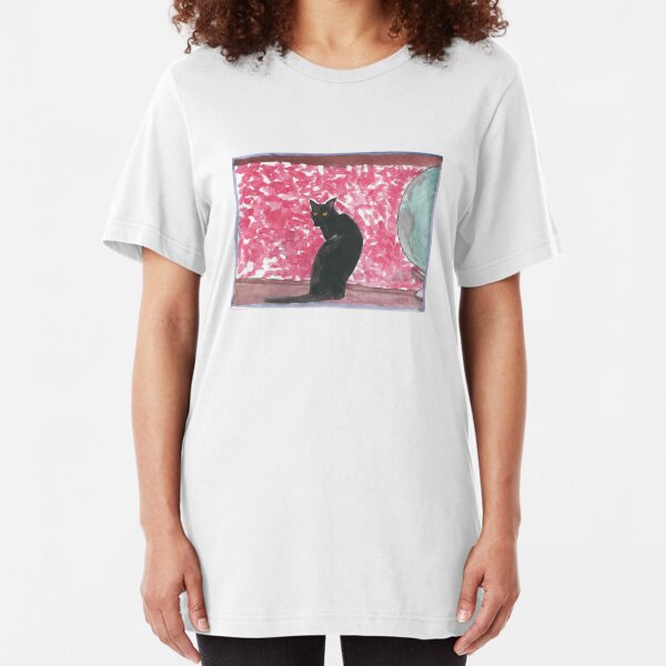 Blue and the Okame Cherry Slim Fit T-Shirt
