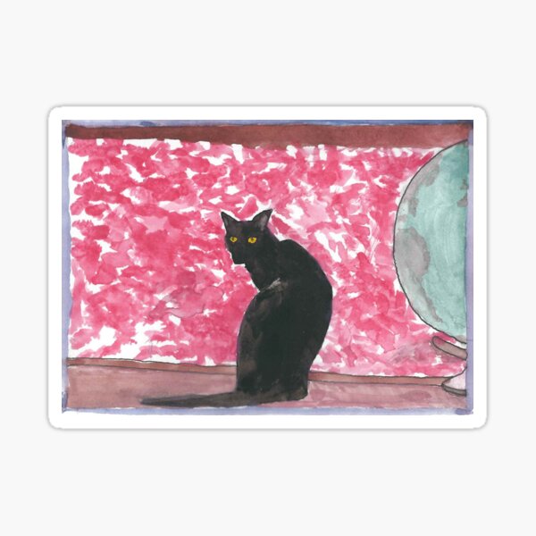 Blue and the Okame Cherry Sticker