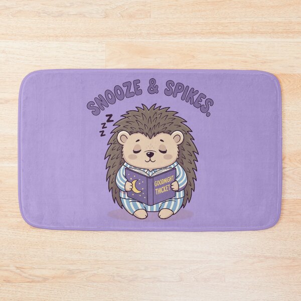 Item preview, Snooze and Spikes Sleeping Hedgehog Bedtime designed and sold by SillyPawsStudio.