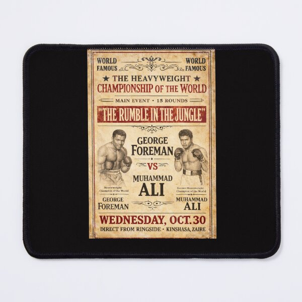 Item preview, Reimagined Rumble in The Jungle Poster designed and sold by halibutgoatramb.