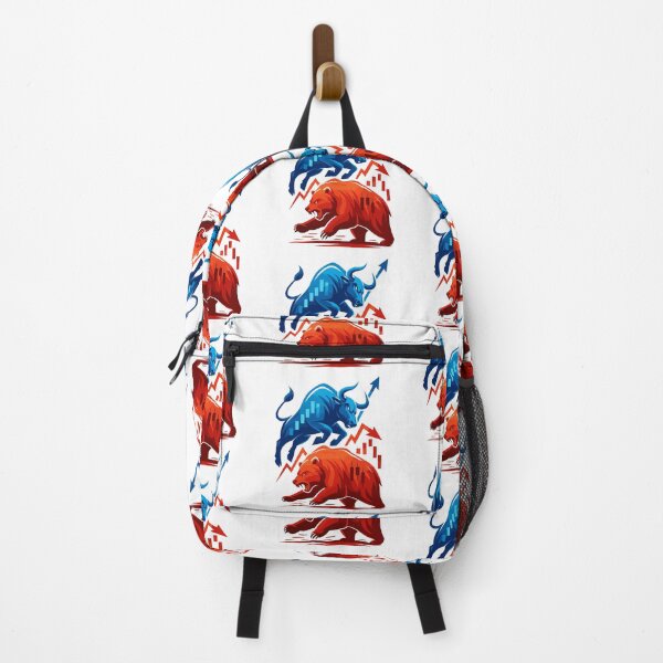 Item preview, Bull versus Bear Wall Street Stock Market Battle Stocks designed and sold by Pineapple-Tree.