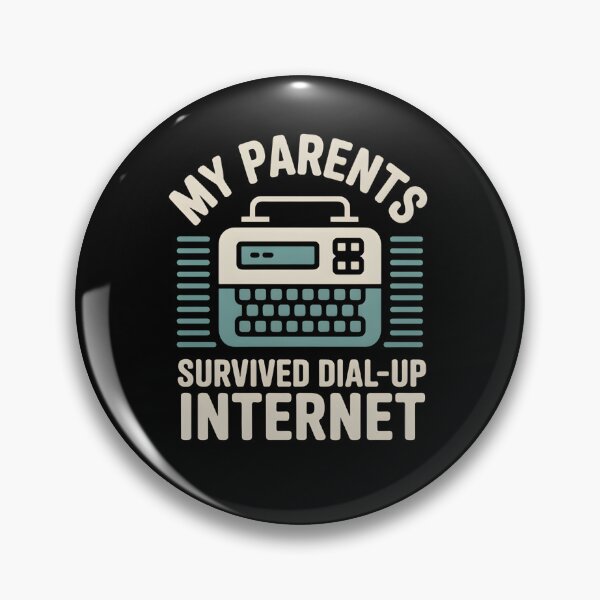 Item preview, My Parents Survived Dial Up Internet - This funny design is for people who remember dial-up internet and enjoy nostalgic tech humor. designed and sold by ZyziowskyArt.