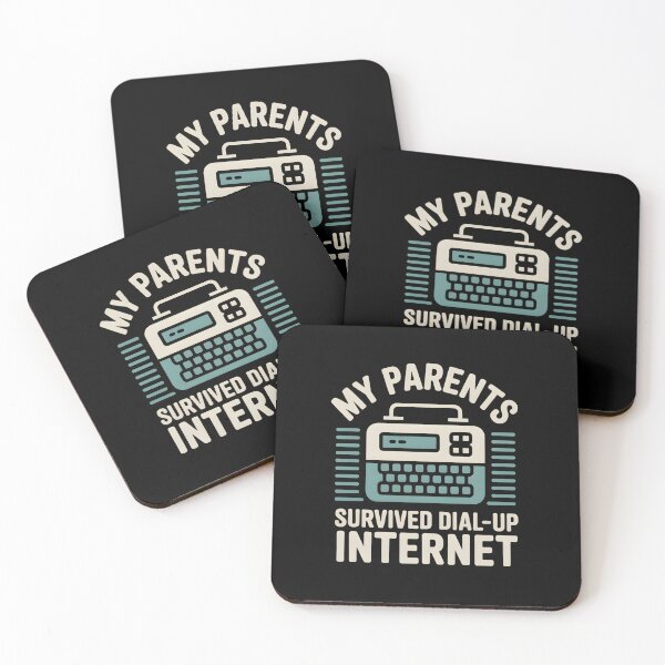 Item preview, My Parents Survived Dial Up Internet - This funny design is for people who remember dial-up internet and enjoy nostalgic tech humor. designed and sold by ZyziowskyArt.