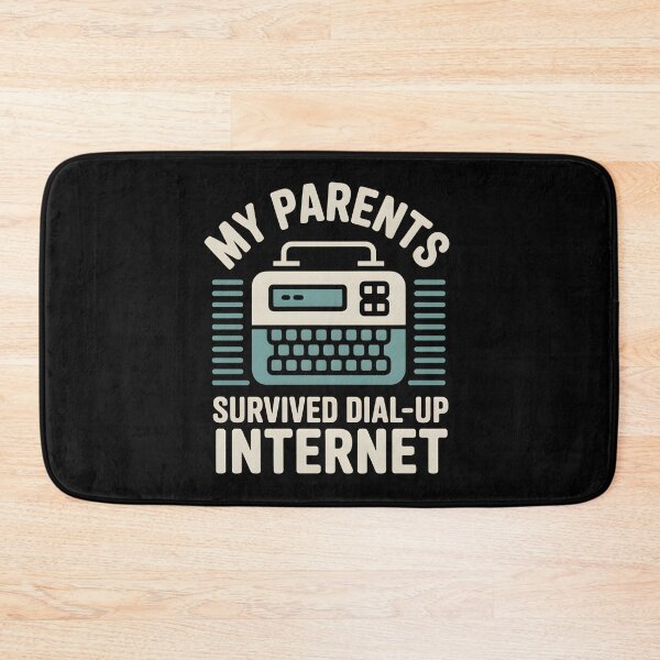 Item preview, My Parents Survived Dial Up Internet - This funny design is for people who remember dial-up internet and enjoy nostalgic tech humor. designed and sold by ZyziowskyArt.