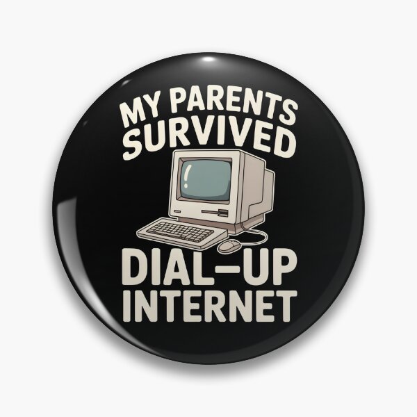 Item preview, My Parents Survived Dial Up Internet - This funny design is for people who remember dial-up internet and enjoy nostalgic tech humor. designed and sold by ZyziowskyArt.