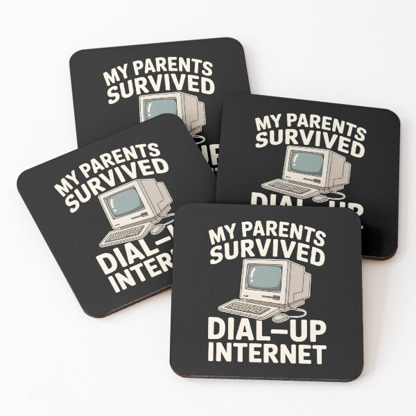 Item preview, My Parents Survived Dial Up Internet - This funny design is for people who remember dial-up internet and enjoy nostalgic tech humor. designed and sold by ZyziowskyArt.