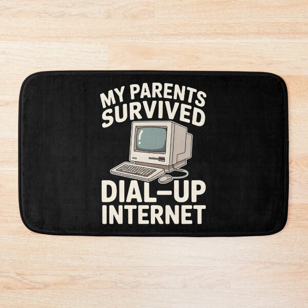 Item preview, My Parents Survived Dial Up Internet - This funny design is for people who remember dial-up internet and enjoy nostalgic tech humor. designed and sold by ZyziowskyArt.