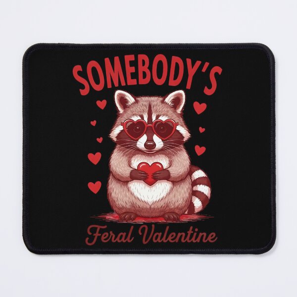 Item preview, Cute Savage Valentine Raccoon designed and sold by OlakunleOloroz.