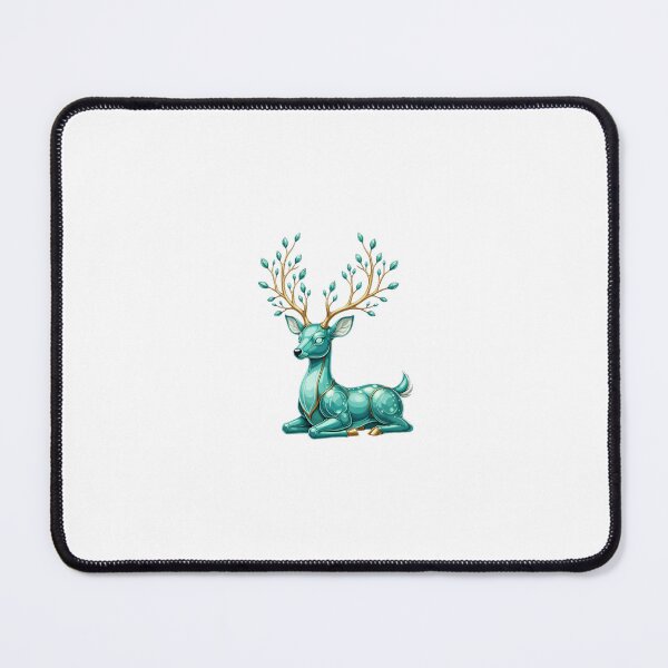 Item preview, Crystal Stag—Emerald Spirit designed and sold by KusshiArts.