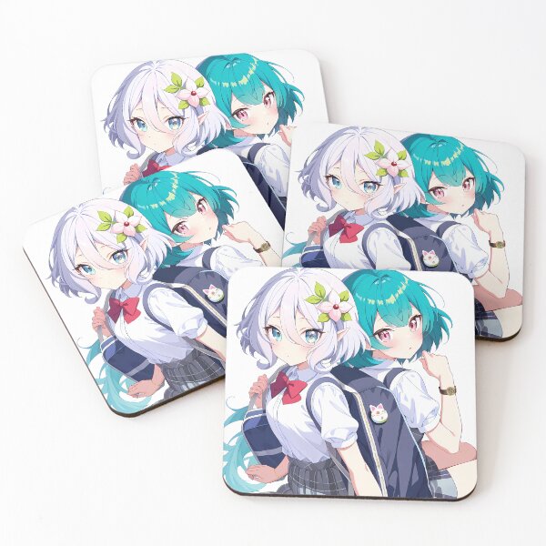 Item preview, Kokkoro And Aoi Modern Companions Princess Connect Everyday Life Anime Girl designed and sold by Tokyonomad.