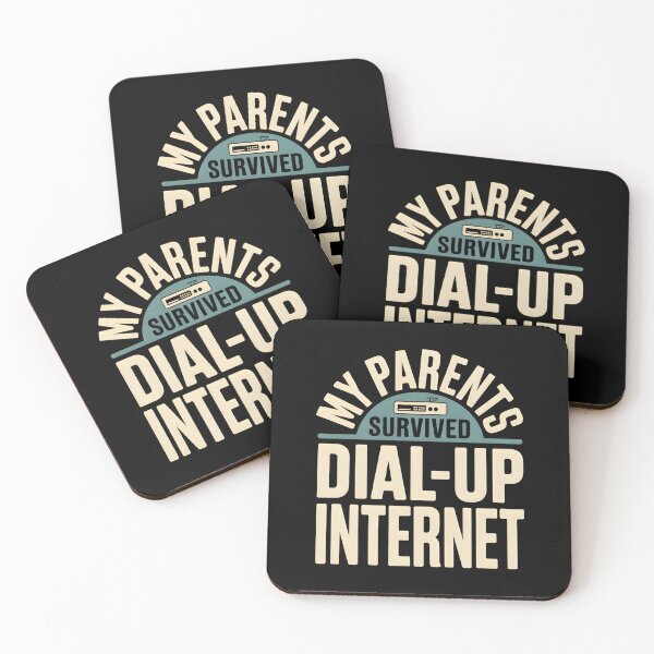 Item preview, My Parents Survived Dial Up Internet - This funny design is for people who remember dial-up internet and enjoy nostalgic tech humor. designed and sold by ZyziowskyArt.
