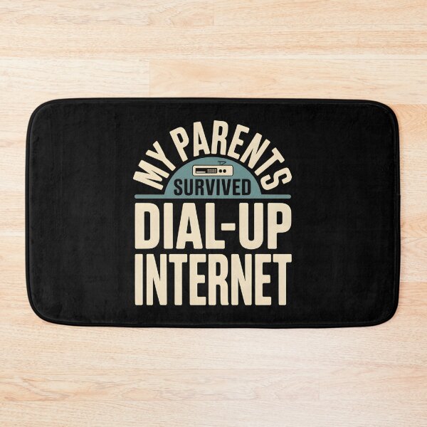 Item preview, My Parents Survived Dial Up Internet - This funny design is for people who remember dial-up internet and enjoy nostalgic tech humor. designed and sold by ZyziowskyArt.
